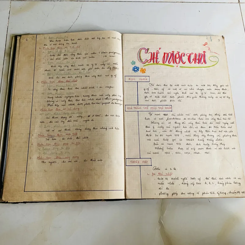 Sổ dược khoa viết tay (1969) 1013337