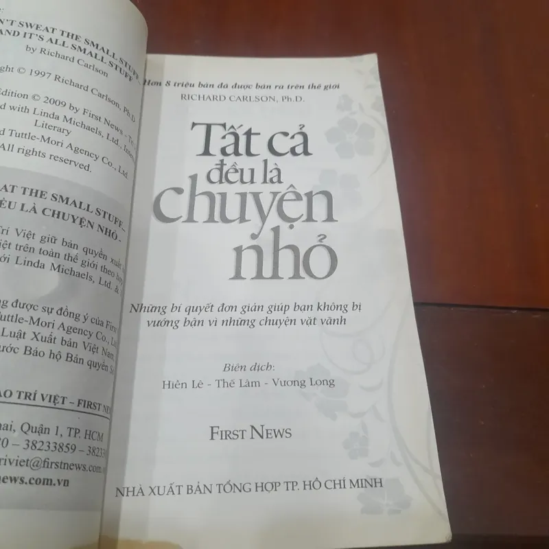 Richard Carlson - TẤT CẢ ĐỀU LÀ CHUYỆN NHỎ 706504