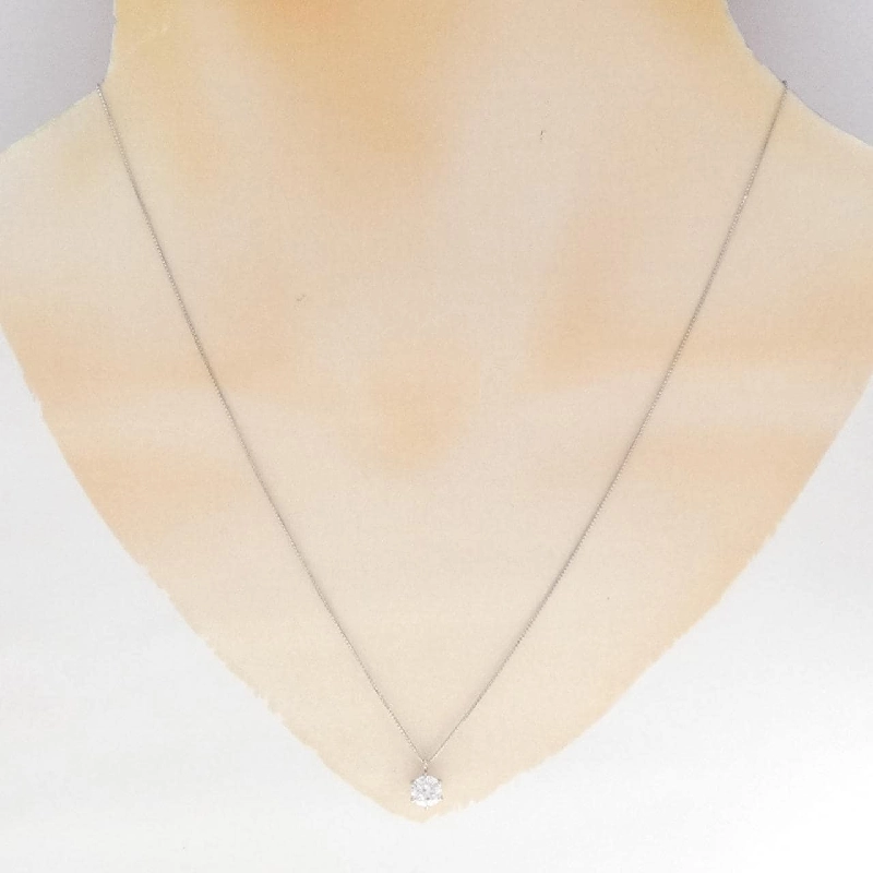 Dây chuyền kim cương Solitaire PT900/PT850 0.544CT E SI2 Tốt - Hàng hiệu Chính hãng 879765