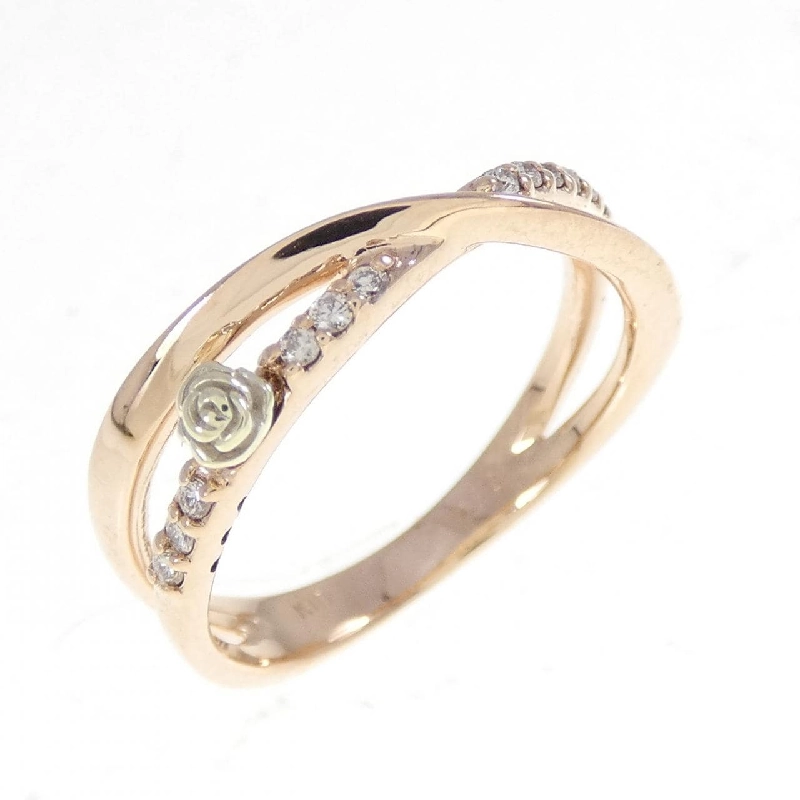 Nhẫn kim cương 0.09CT K10PG/K10WG - Hàng hiệu Authentic 851339