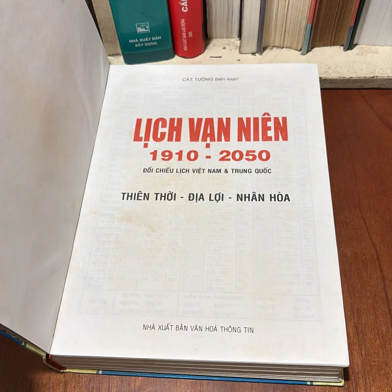 II Lịch Vạn Niên: 1910•2050 _ Đối Chiếu Lịch Việt Nam Và Trung Quốc - Cát Tường - 2007 780150
