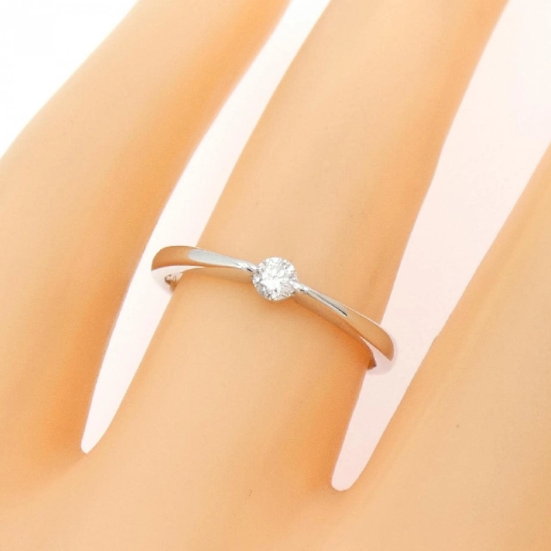 Nhẫn kim cương K18WG 0.10CT - Hàng hiệu Chính hãng 851008