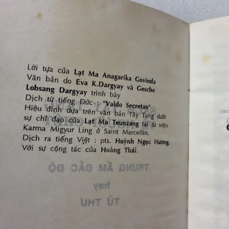 Tử thư - 1994s (Jean Herbert, thuộc sưu tập sách “Những tâm linh sống”) 764596