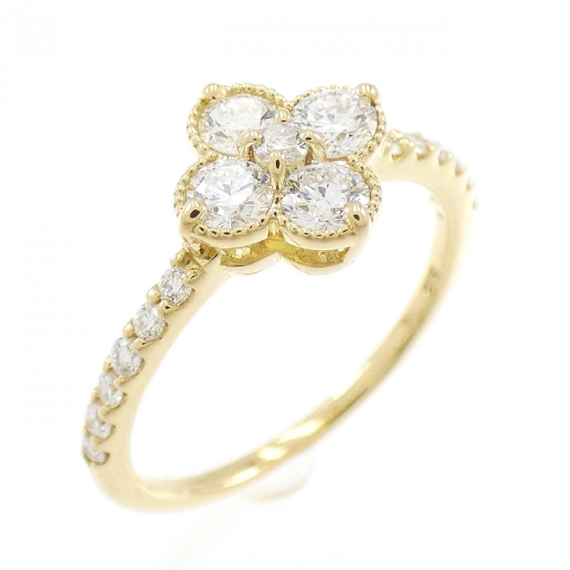 Nhẫn kim cương hoa K18YG 0.501CT 672099