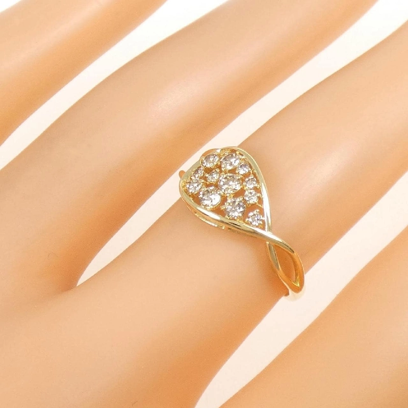 Nhẫn kim cương K18YG 0.30CT - Hàng hiệu chính hãng 851229