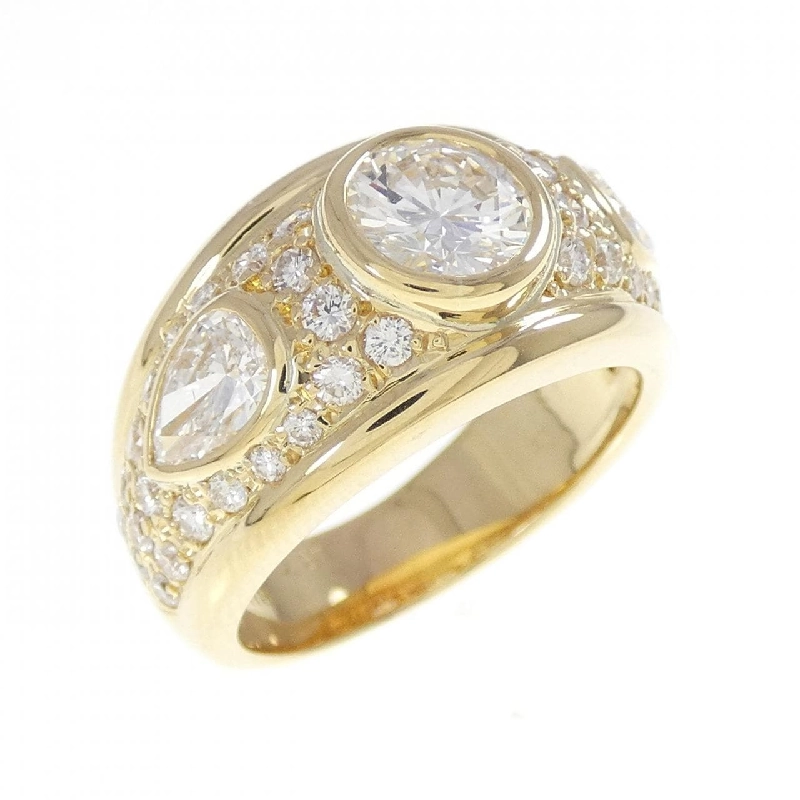 Nhẫn kim cương K18YG 1.62CT - Hàng hiệu Authentic 849345