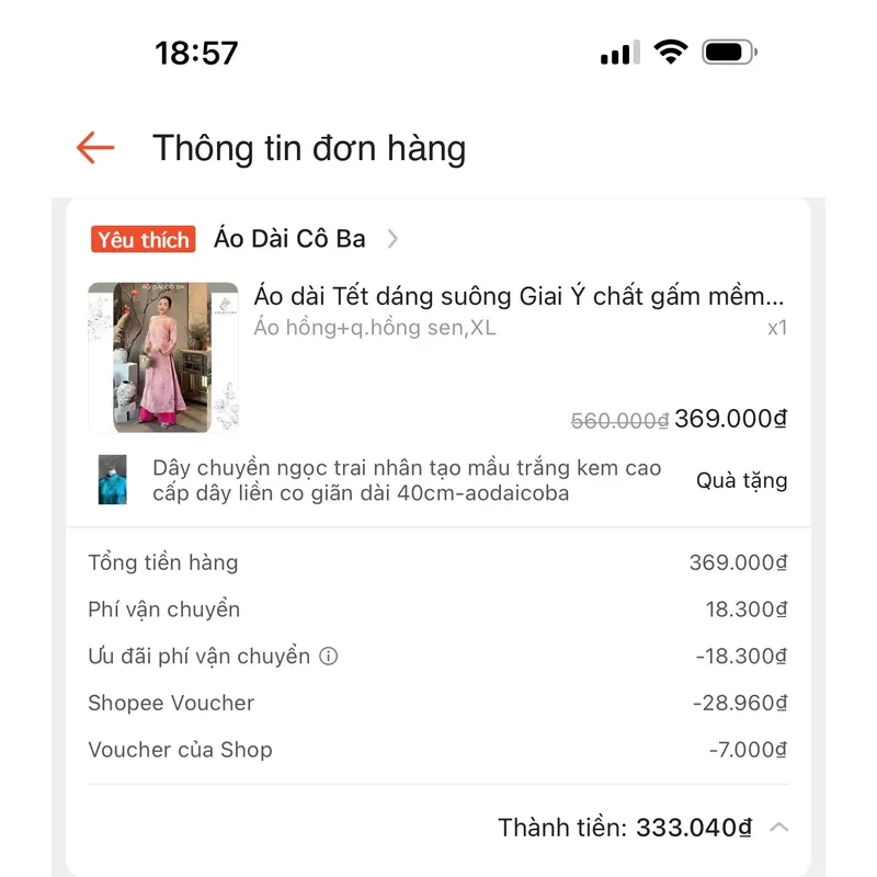 Áo dài cô ba Sài Gòn 602743