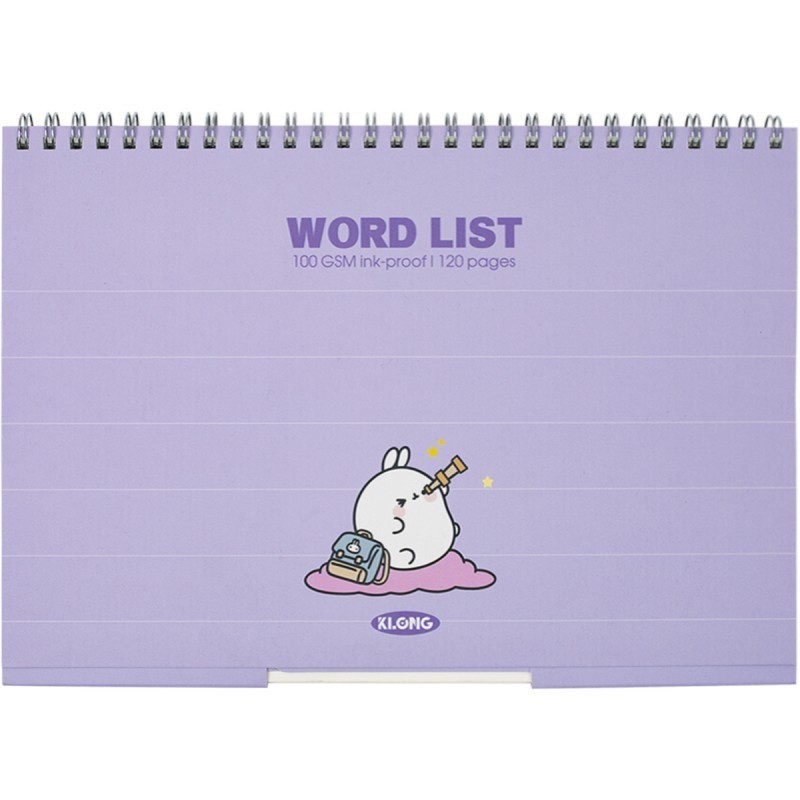 Sổ học từ vựng Word List Klong B5 120 trang 100/76; KL 917 - VPP Thiên Ái 179250