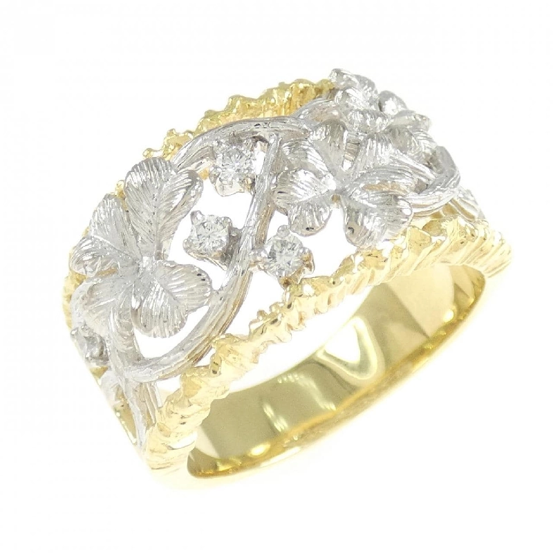 Nhẫn kim cương 18KYG/18KWG 0.10CT 671436