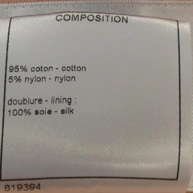 Áo khoác không cổ CHANEL P53061V39701 16C 629334