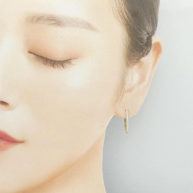 K18YG Bông tai kim cương 0.20CT - Hàng hiệu Chính hãng 865423