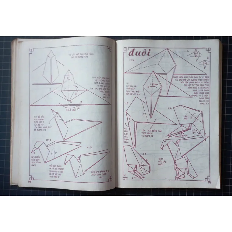 sách nghệ thuật xếp giấy origami Xb năm 1997 701595
