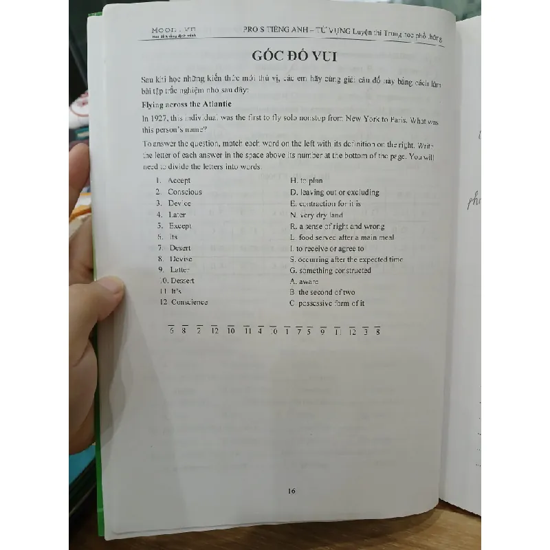 Pro S – Tiếng Anh: Từ vựng luyện thi Trung học Phổ thông – Phan Điệu 561492