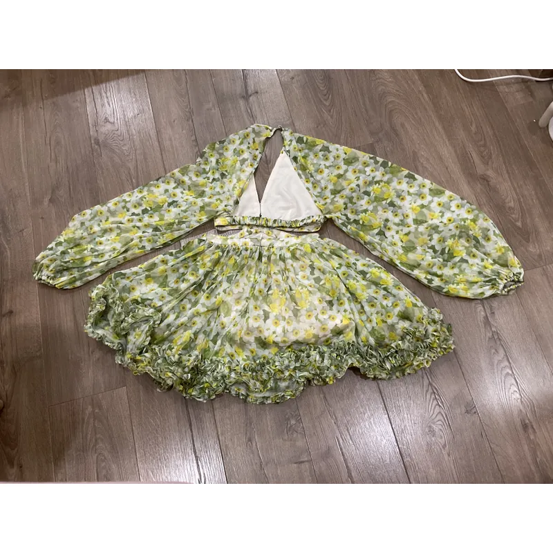 Đầm nữ size S, Dear*jose dưới 50 kg,, hở lưng. Chất liệu voan cao cấp. 1066626
