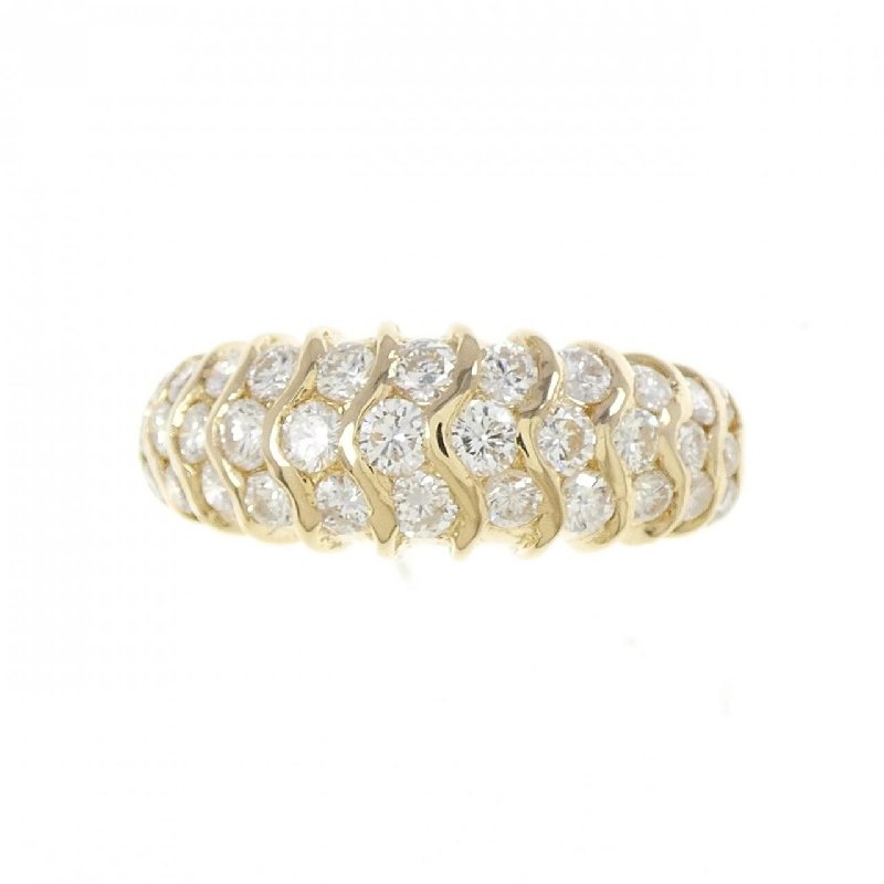 Nhẫn kim cương K18YG 0.98CT 670565