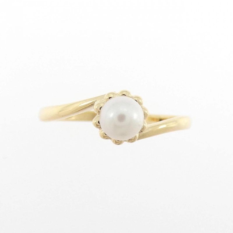 Nhẫn ngọc trai Akoya K18YG 4.3mm - Hàng hiệu Chính hãng 855274