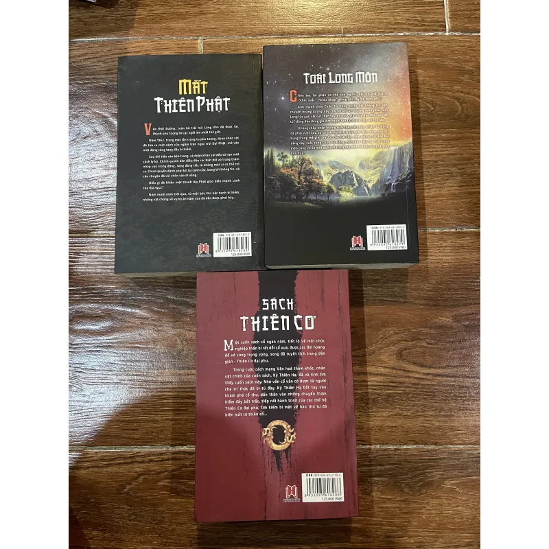 Tủ Sách Kinh Dị Giả Tưởng 3 cuốn . Mắt Thiên Phật . Toái Long Môn . Sách Thiên Cơ  763228