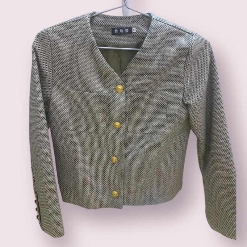 Áo blazer dạ tweed nữ, size M  360155