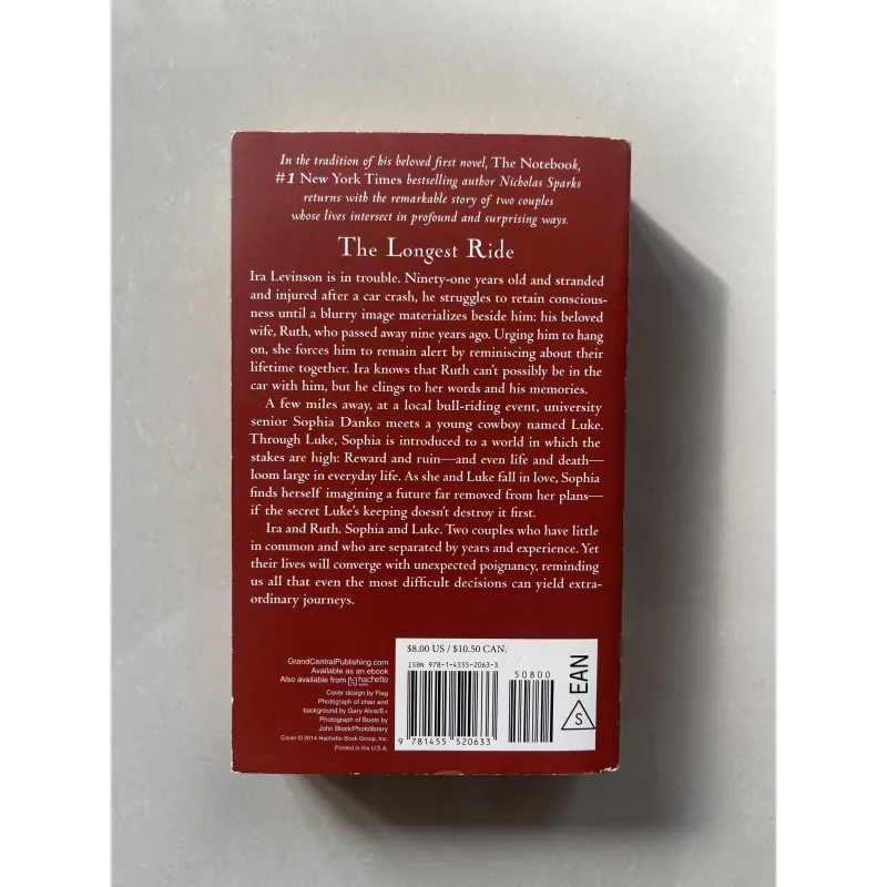 The longest ride - Nicholas Sparks  753820