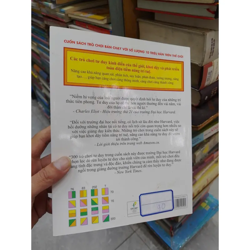 sách 300 Câu đố tư duy của sinh viên trường đại học Harvard  (B1) 701623