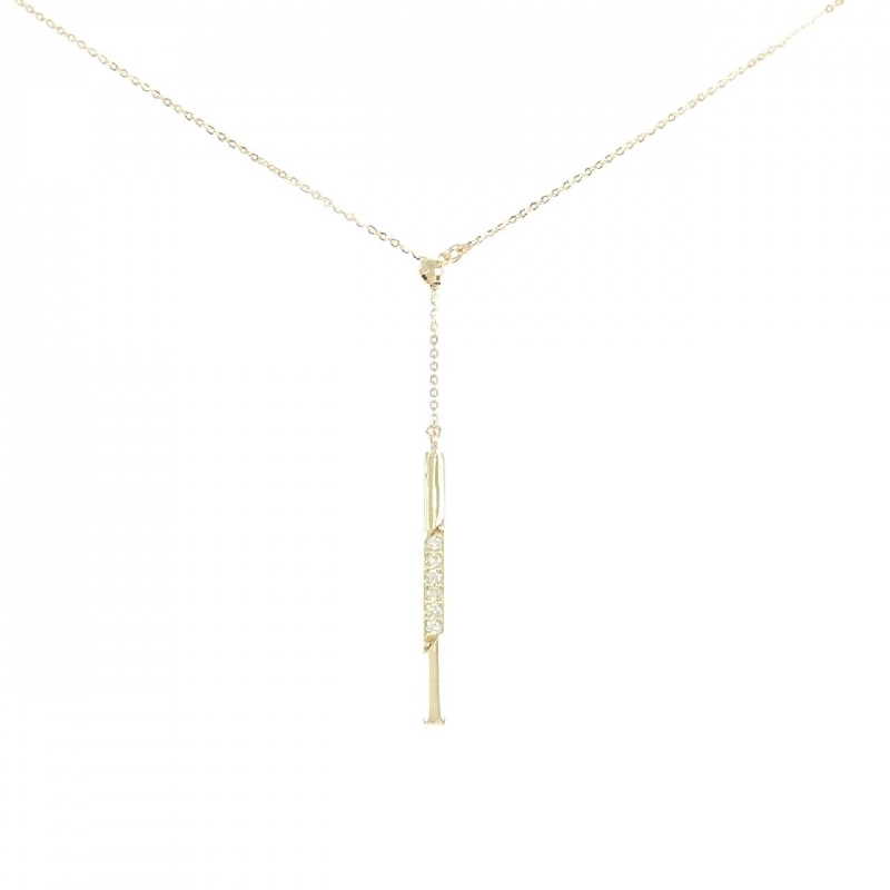 Dây chuyền kim cương K18YG 0.08CT - Hàng hiệu Chính hãng 865323