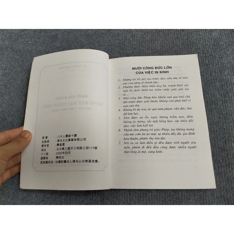 MƯỜI BÀI GIẢNG KINH BÁT ĐẠI NHÂN GIÁC 494712