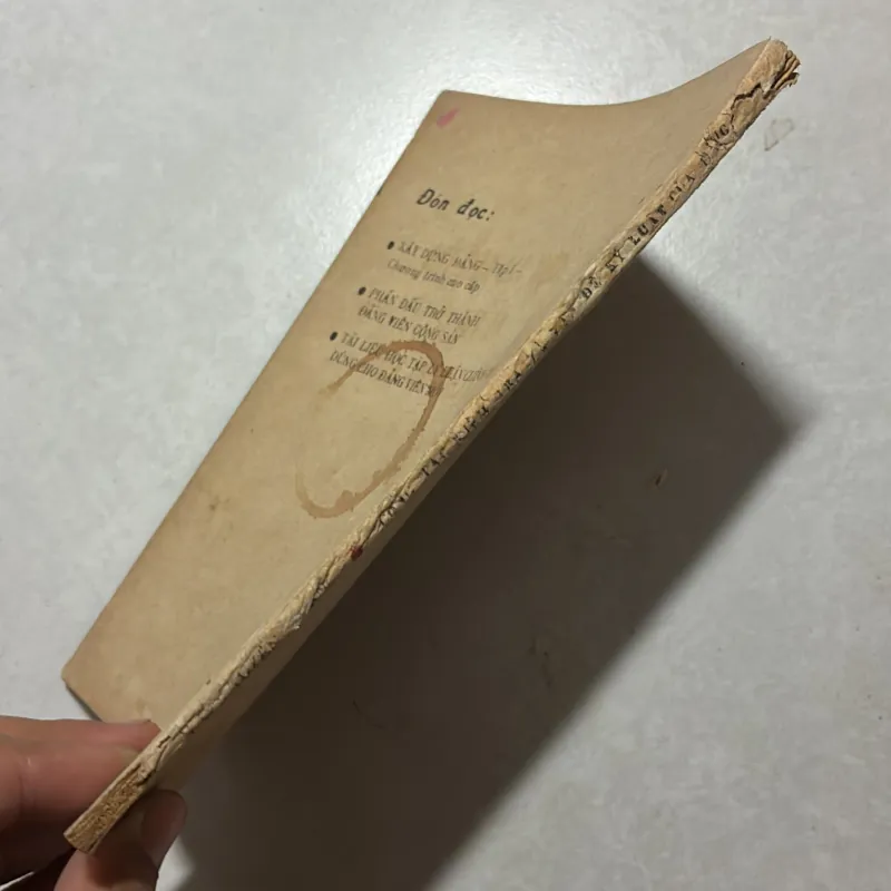 Công tác kiểm tra và vấn đề kỷ luật của Đảng - 1988s 799843