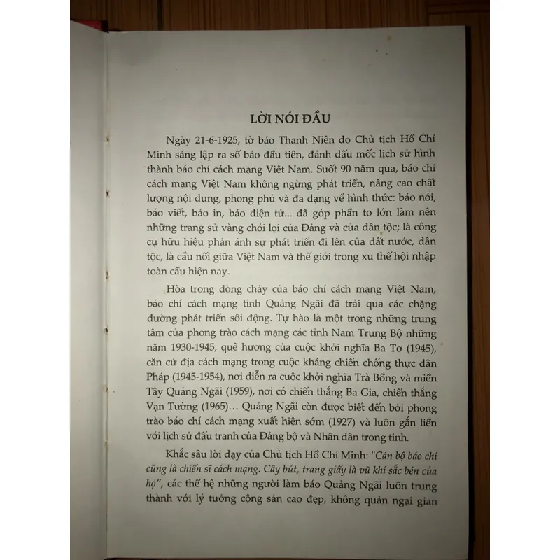 Lịch sử Báo chí Cách mạng tỉnh Quảng Ngãi 1930 - 2010 698459