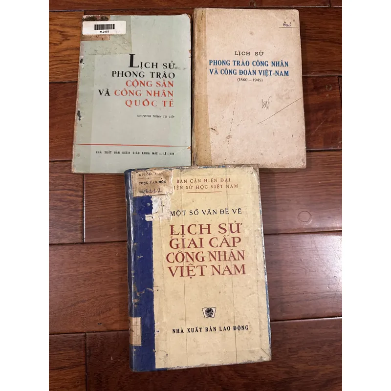 Combo 3 quyển "Lịch sử giai cấp công nhân" hiếm 719092