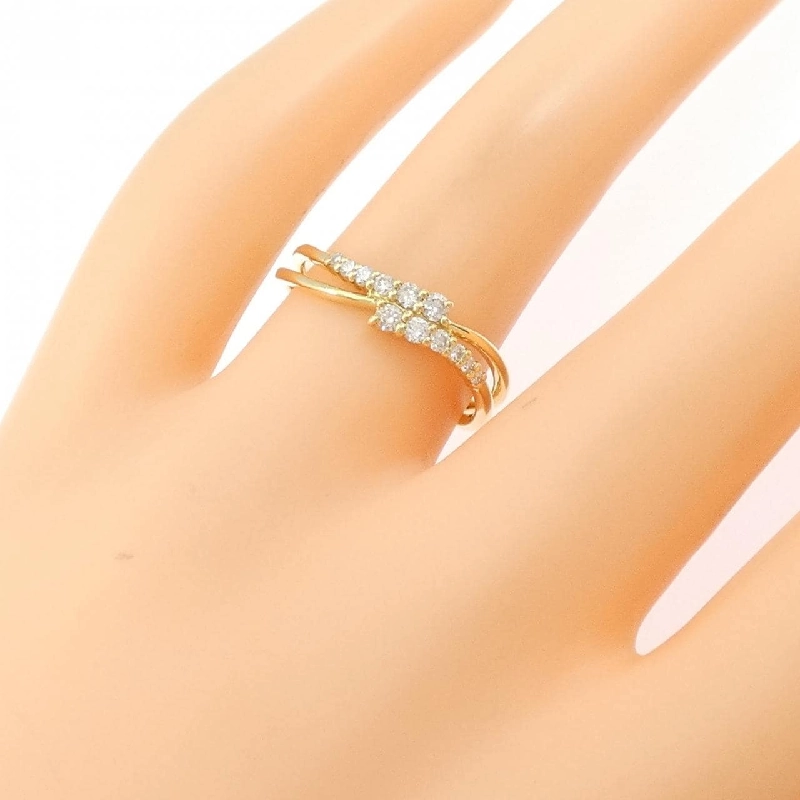 Nhẫn kim cương K18YG 0.20CT - Hàng hiệu chính hãng 850354