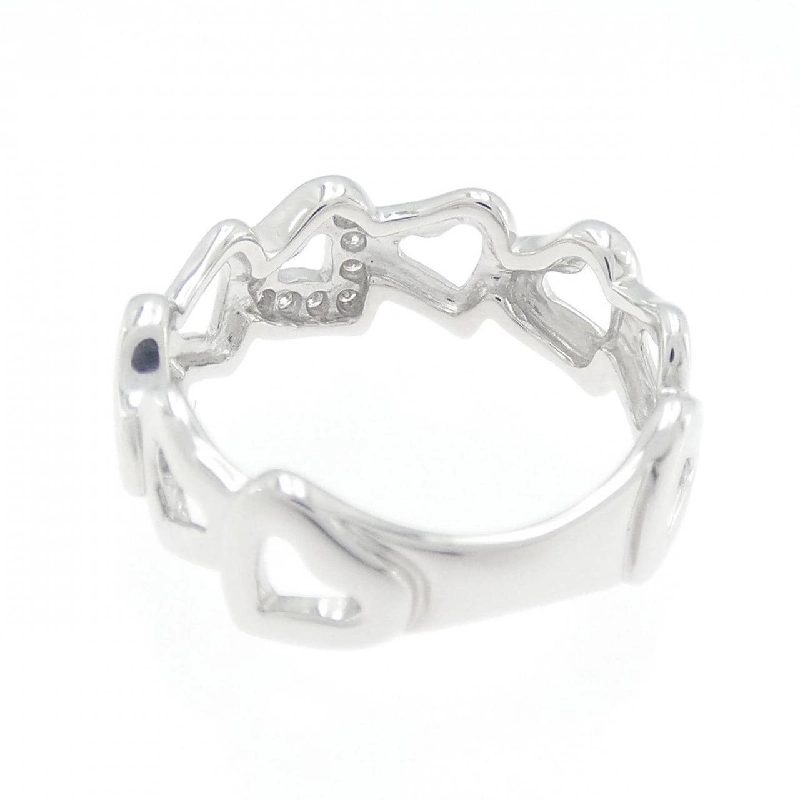 Nhẫn kim cương hình trái tim K18WG 669312