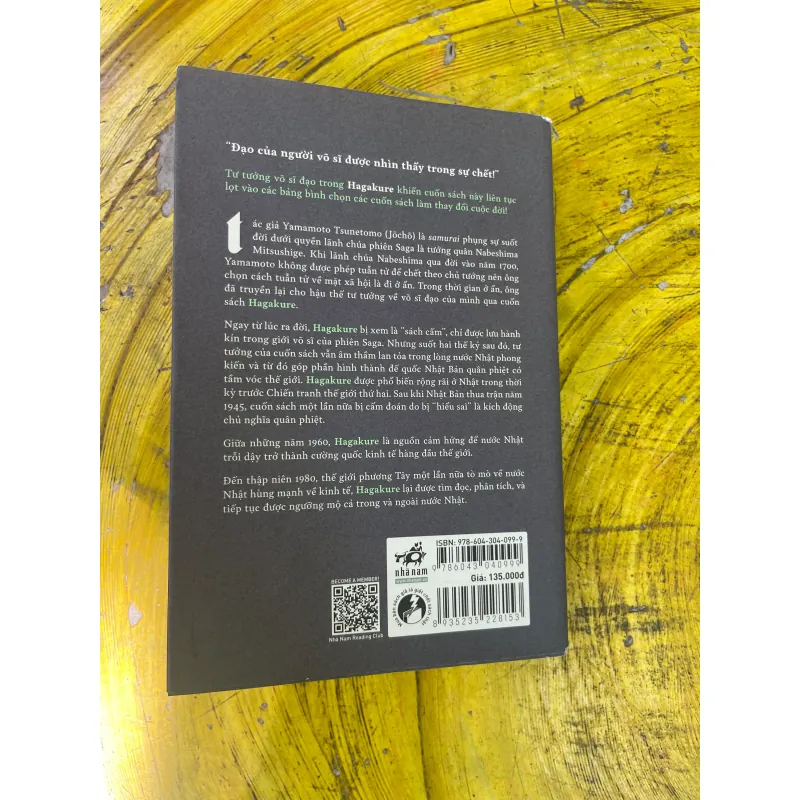 LUẬN ĐÀM VỀ CỐT TUỶ VÕ SĨ ĐẠO- YAMAMOTO TSUNETOMO 729104