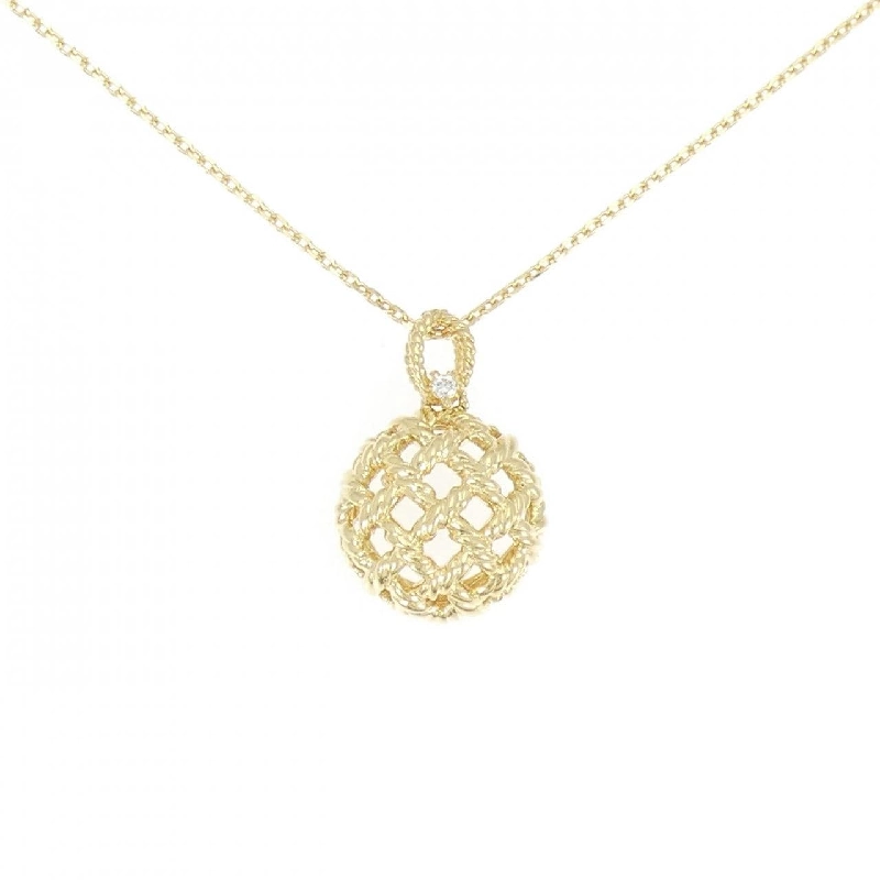 K18YG Dây chuyền kim cương - Hàng hiệu Authentic 847384