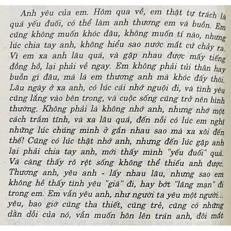 Hồi ức tình yêu qua những lá thư riêng 747822