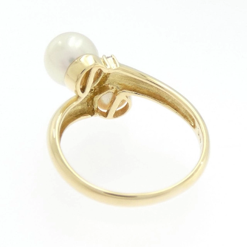 Nhẫn ngọc trai Akoya K18YG 671058