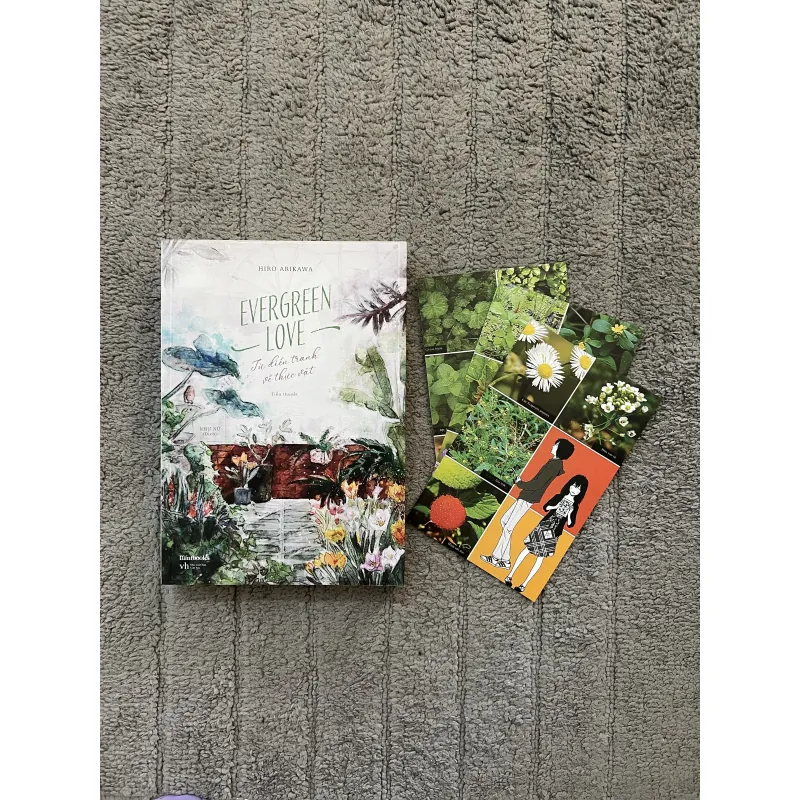 EVERGREEN LOVE TỪ ĐIỂN TRANH VỀ THỰC VẬT (Kèm Postcard) - Hiro Arikawa 576336