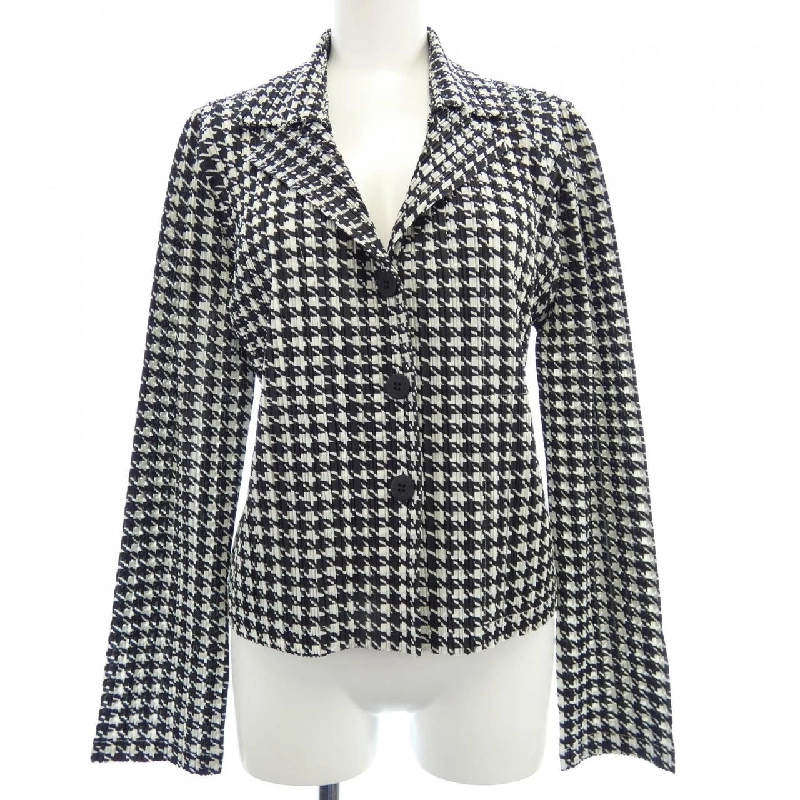 Pleats Please 2010 Houndstooth PP01-JD851 7565022 Áo khoác - Hàng hiệu Chính hãng 824279