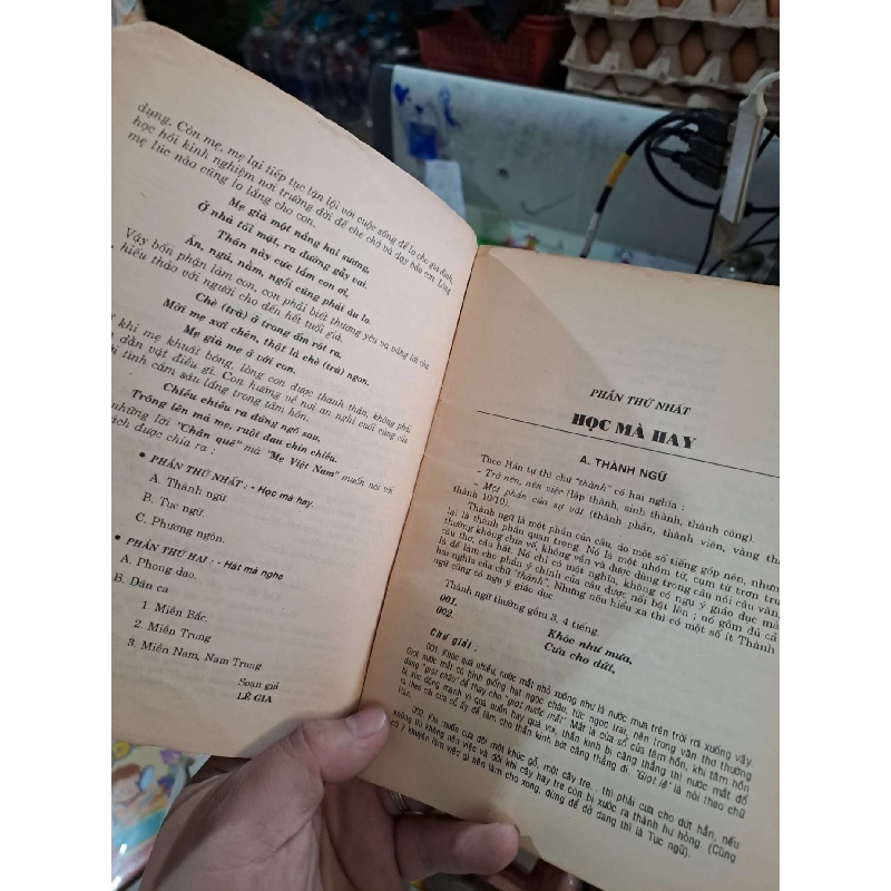 Lời Mẹ (Thành Ngữ - Tục Ngữ - Ca Dao) Tuyển Chọn Tập Hai Dùng Cho Giáo Viên Và Học Sinh Phổ Thông - Lê Gia - mới 70% mất bìa sau ố - Văn học Việt Nam - HCM3012 923384