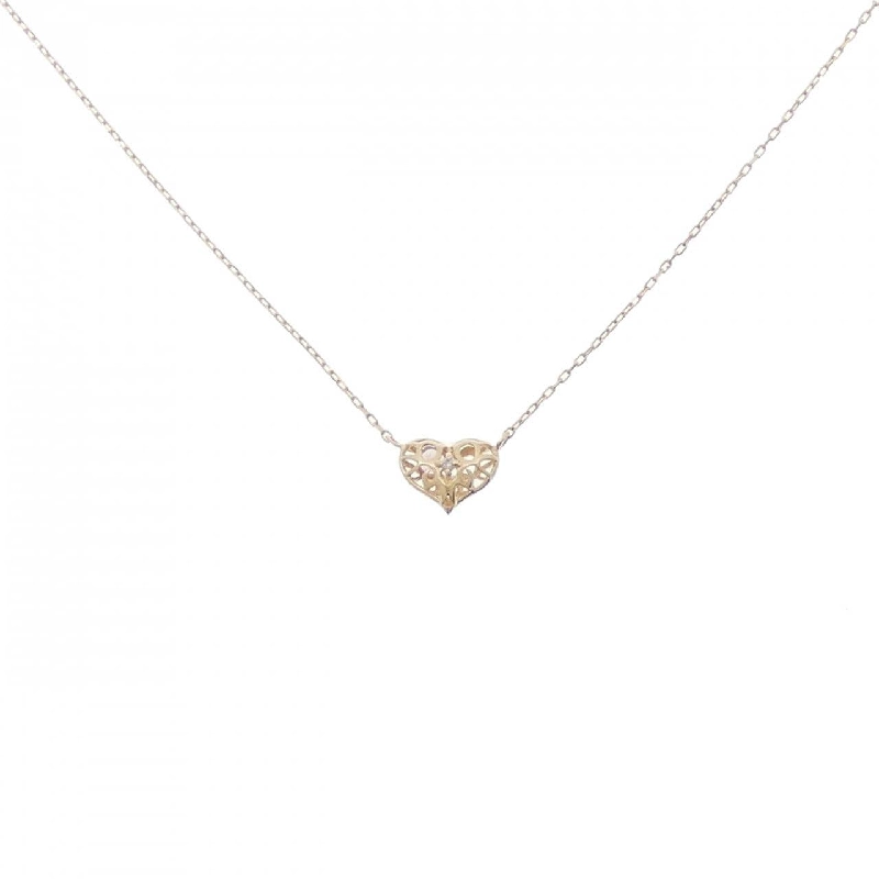 K10YG Heart Tourmaline Necklace - Hàng hiệu Authentic 863572