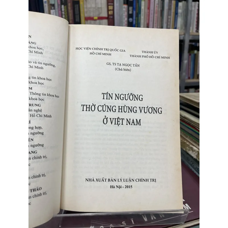 TÍN NGƯỠNG THỜ CÚNG HÙNG VƯƠNG Ở VIỆT NAM- TẠ NGỌC TẤN 705392