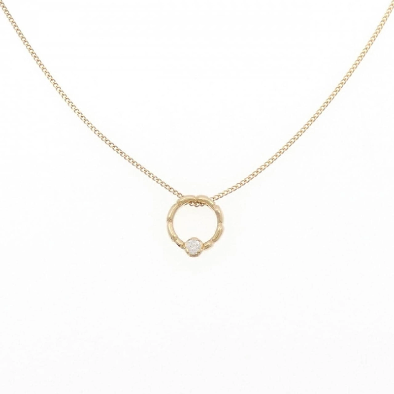 Dây chuyền kim cương K18YG 0.04CT - Hàng hiệu Chính hãng 856370