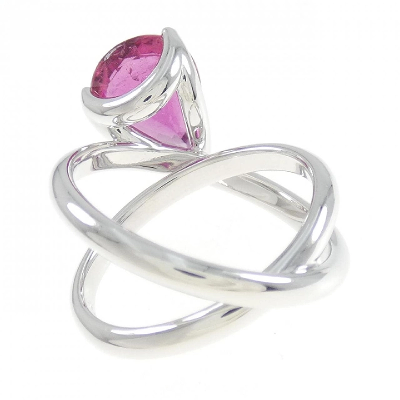 Mikimoto Nhẫn Tourmaline Rubellite 3.41CT - Hàng hiệu Chính hãng 842357