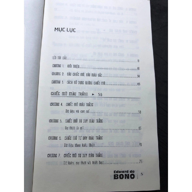 6 chiếc mũ tư duy 2017 mới 90% Edward de Bono HPB0708 KỸ NĂNG 458514