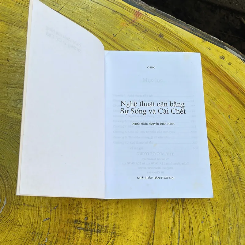 NGHỆ THUẬT CÂN BẰNG SỰ SỐNG VÀ CÁI CHẾT-THỰC TẠI KẺ TỘI ĐỒ VĨ ĐẠI NHẤT -COMBO OSHO 673757