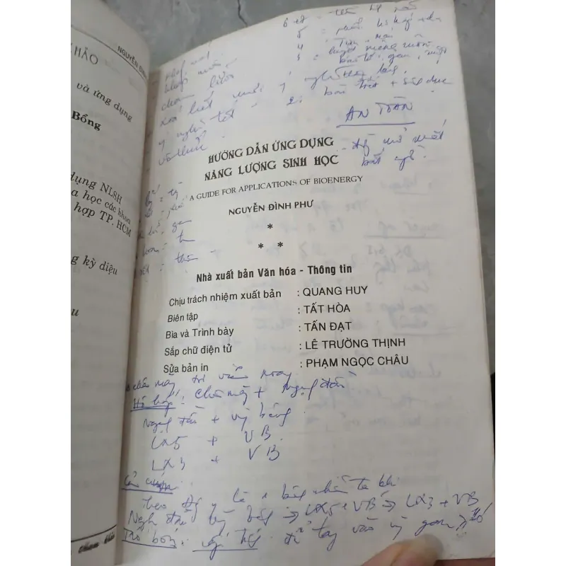 HƯỚNG DẪN ỨNG DỤNG NĂNG LƯỢNG SINH HỌC - NGUYỄN ĐÌNH PHƯ 999913