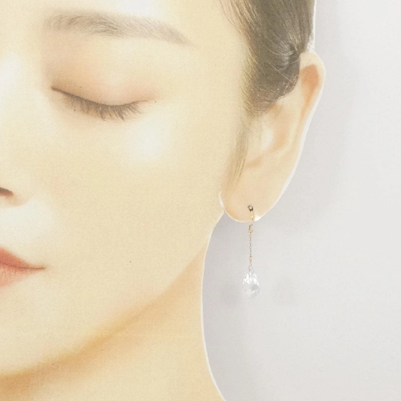 K18YG Bông tai Cubic - Hàng hiệu Chính hãng 869077