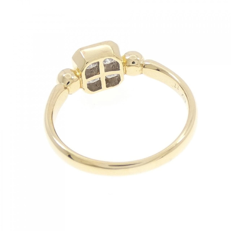 Nhẫn kim cương K18YG 0.42CT 667735