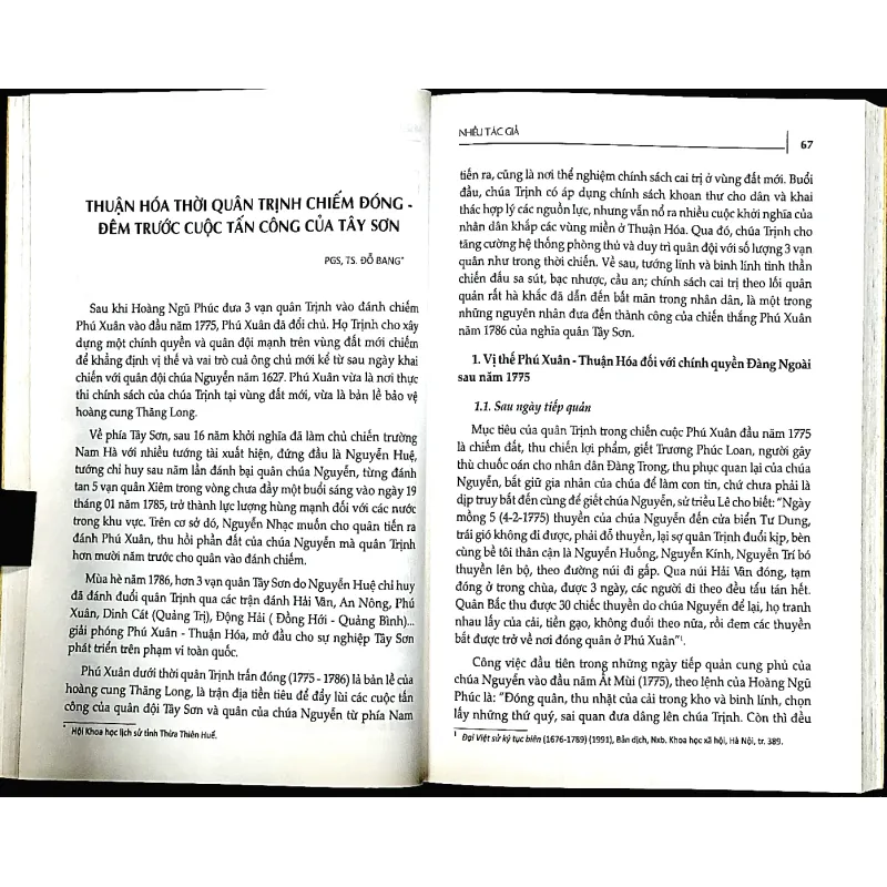 THUẬN QUẢNG THỜI TÂY SƠN - HỘI KHLS TỈNH THỪA THIÊN HUẾ. ĐỖ BANG (chủ biên) 1042915