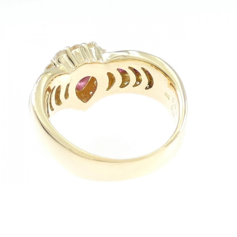 Nhẫn Ruby K18YG 0.99CT - Hàng hiệu Chính hãng 854037