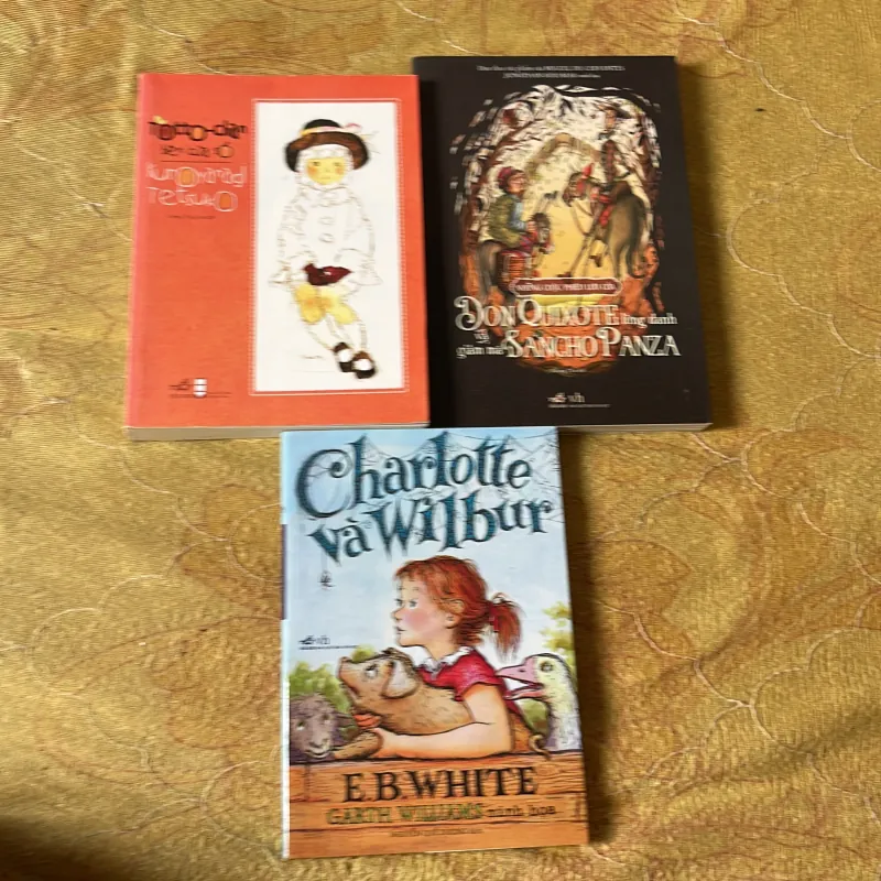 COMBO TOTTO-CHAN BÊN CỬA SỔ, CHARLOTTE VÀ WILBUR, DON QUIXOTE LỪNG DANH VÀ GIÁM MÃ SANCH 751857